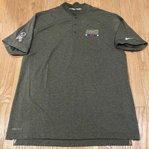 Nike New York Giants NFL SALUTE SERVICE Olive Green On-Field